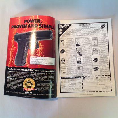 Vintage Nov 1991 S.W.A.T. Magazine Sling Techniques Evaluations Call-Out Holster Maker Bruce Nelson