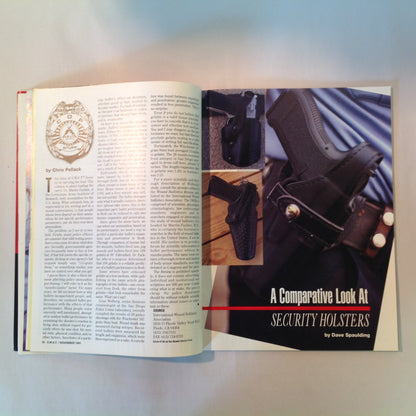 Vintage Nov 1991 S.W.A.T. Magazine Sling Techniques Evaluations Call-Out Holster Maker Bruce Nelson
