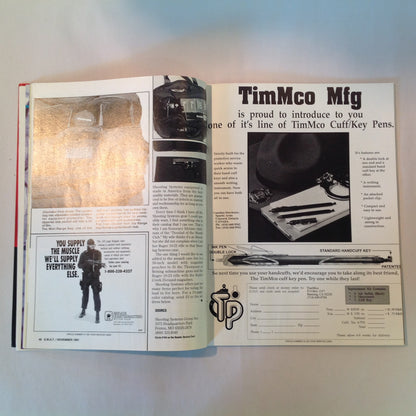 Vintage Nov 1991 S.W.A.T. Magazine Sling Techniques Evaluations Call-Out Holster Maker Bruce Nelson