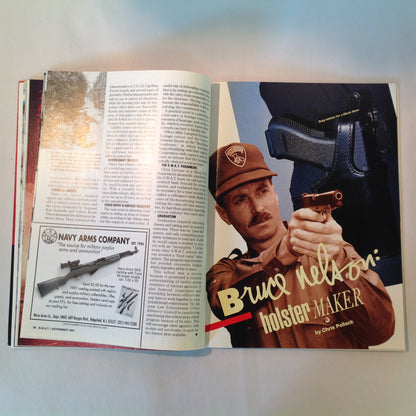 Vintage Nov 1991 S.W.A.T. Magazine Sling Techniques Evaluations Call-Out Holster Maker Bruce Nelson