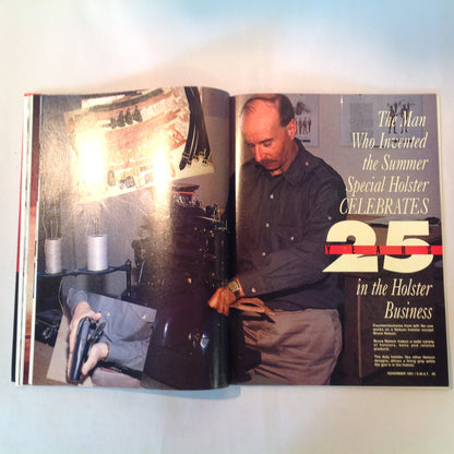 Vintage Nov 1991 S.W.A.T. Magazine Sling Techniques Evaluations Call-Out Holster Maker Bruce Nelson