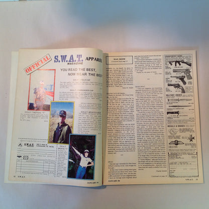 Vintage Jan 1984 S.W.A.T. Magazine Imi Mini Uzi M-10B Walther P-38 Vector 1 M-14/M-1A