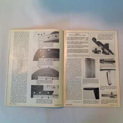 Vintage Jan 1984 S.W.A.T. Magazine Imi Mini Uzi M-10B Walther P-38 Vector 1 M-14/M-1A