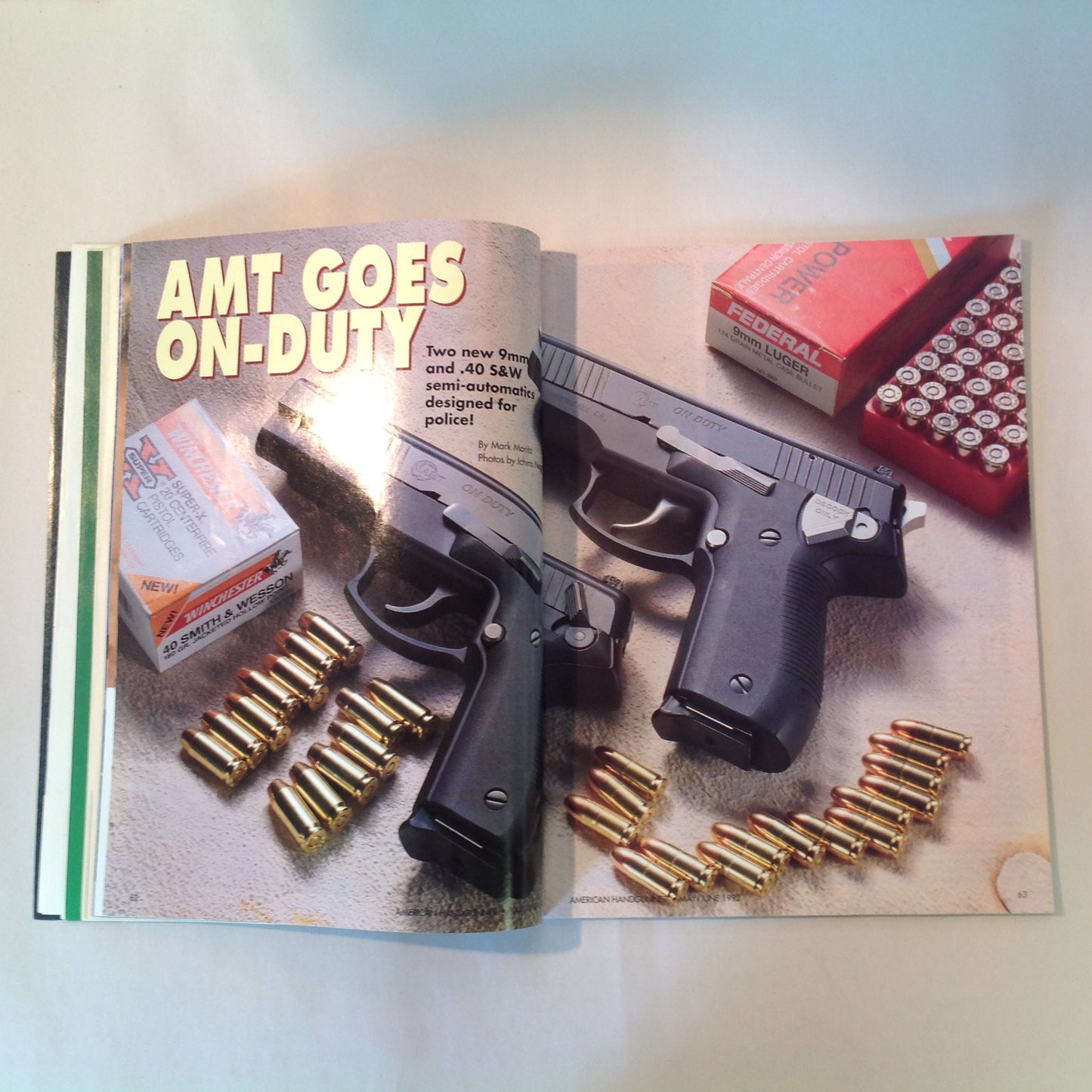 Vintage May/Jun 1992 American Handgunner TNT Power! .44 Magnum .45 Novak Killer Revolver