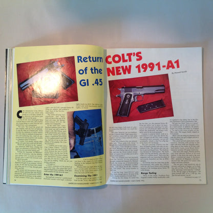 Vintage May/Jun 1992 American Handgunner TNT Power! .44 Magnum .45 Novak Killer Revolver