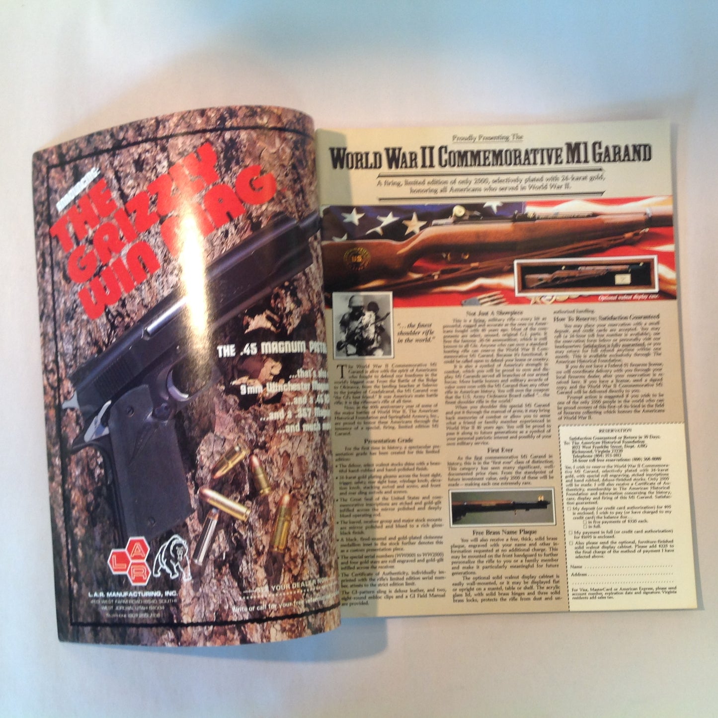 Vintage Jan/Feb 1985 American Handgunner Magazine Southpaws and Semi-Autos Lar's Grizzly IPSC in South Africa Cops and IPSC