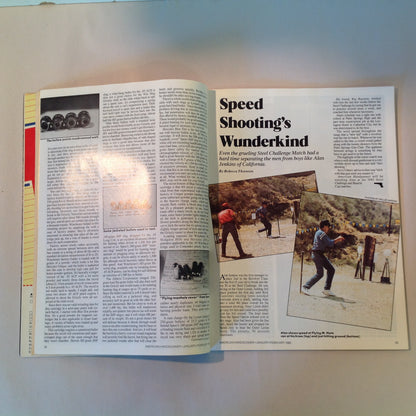 Vintage Jan/Feb 1985 American Handgunner Magazine Southpaws and Semi-Autos Lar's Grizzly IPSC in South Africa Cops and IPSC