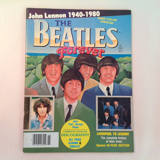 Vintage 1980 The Beatles Forever Magazine John Lennon Memorial Discography 40-Page History