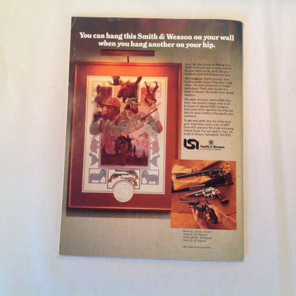 Vintage Jan/Feb 1985 American Handgunner Magazine Southpaws and Semi-Autos Lar's Grizzly IPSC in South Africa Cops and IPSC