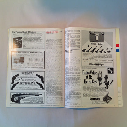 Vintage Sep/Oct 1983 American Handgunner Magazine Handgun Accessories Directory Redhawk Grand Master Deluxe Bianchi Cup Top 10