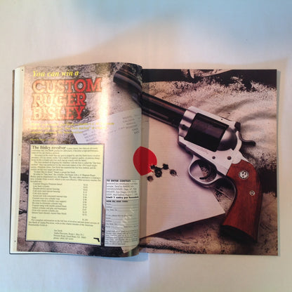 Vintage Jul/Aug 1990 American Handgunner Magazine Custom Combat .45 Auot Big Bore .500 Magnum