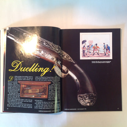 Vintage Jul/Aug 1990 American Handgunner Magazine Custom Combat .45 Auot Big Bore .500 Magnum