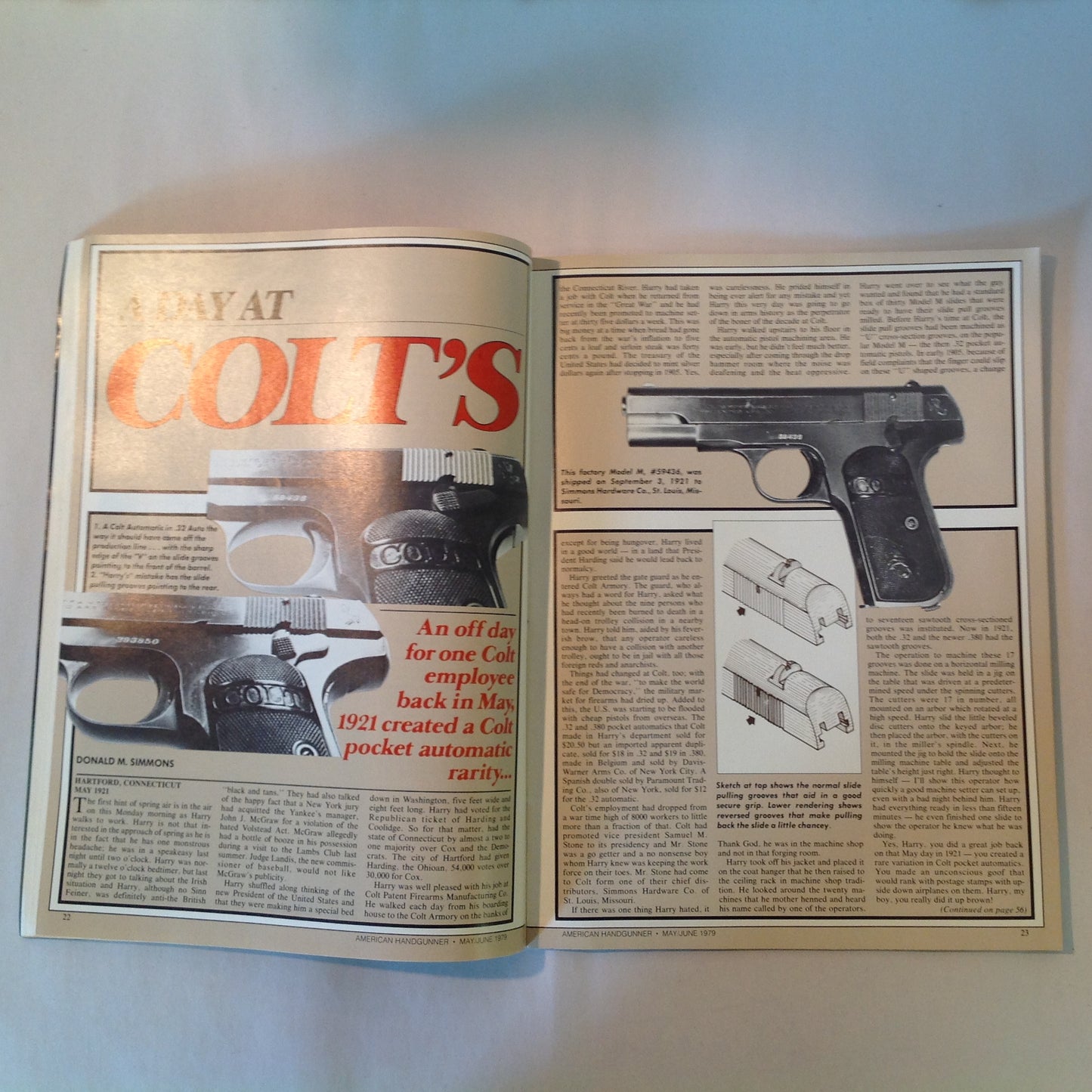 Vintage May/Jun 1979 American Handgunner Magazine Gun Designs of Tomorrow from Winter Arms Devel 9mm M.A.B. Pistols