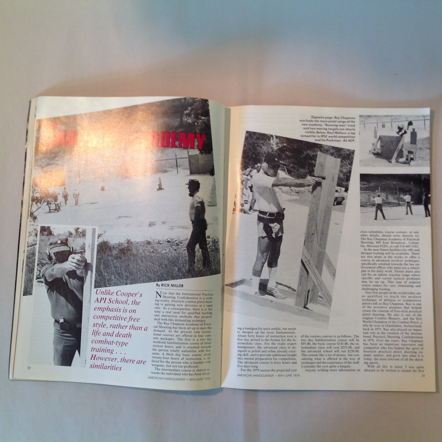 Vintage May/Jun 1979 American Handgunner Magazine Gun Designs of Tomorrow from Winter Arms Devel 9mm M.A.B. Pistols