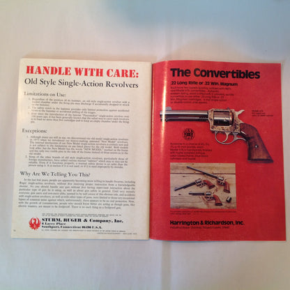 Vintage May/Jun 1979 American Handgunner Magazine Gun Designs of Tomorrow from Winter Arms Devel 9mm M.A.B. Pistols