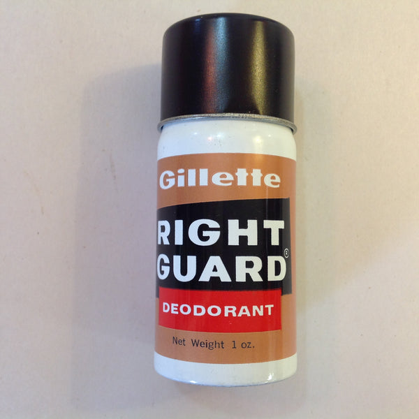 Vintage NOS Gillette Right Guard Deodorant 1 oz Travel Size Unopened