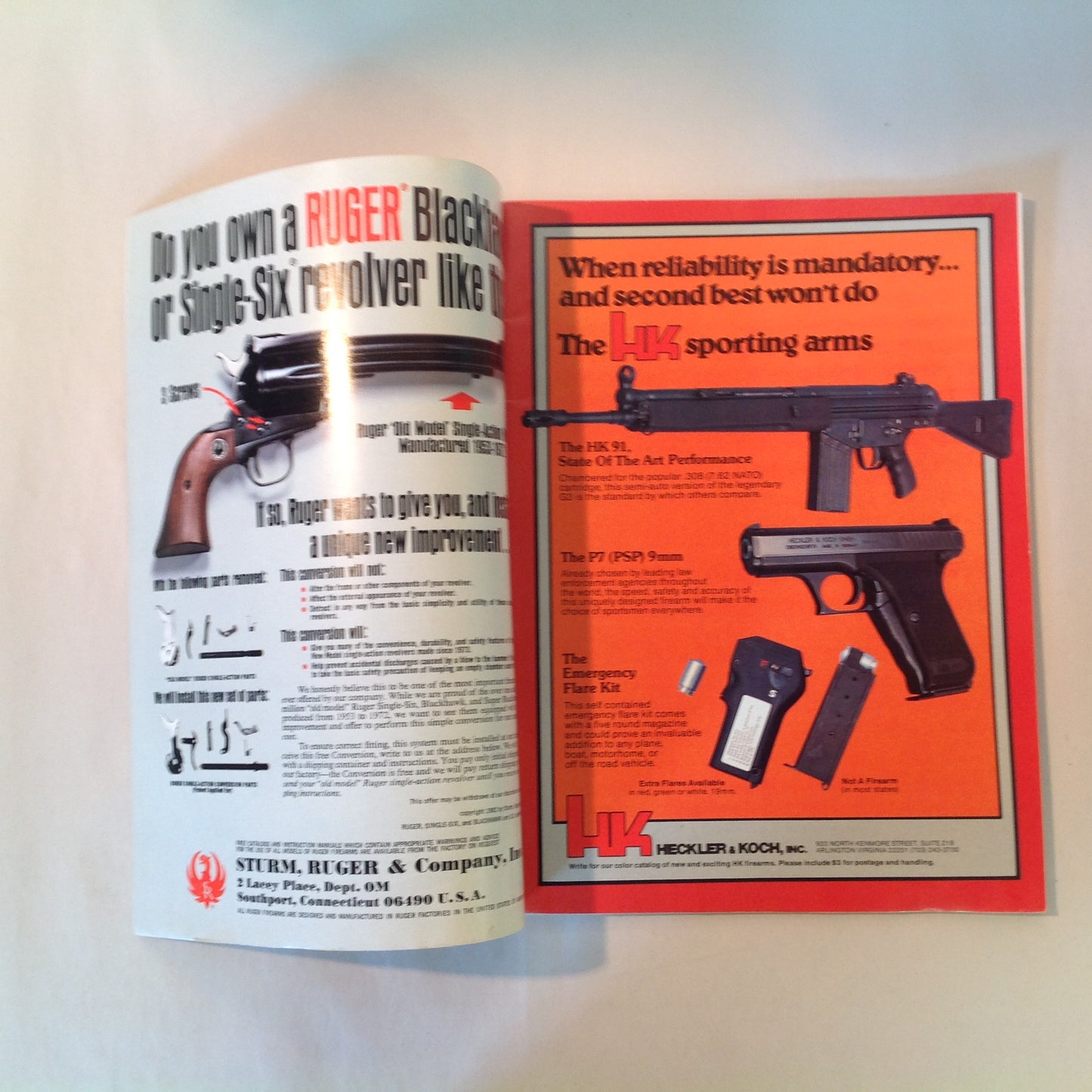 Vintage May/Jun 1982 American Handgunner Magazine Laser Handgun Sights Custom Ruger Super Blackhawk