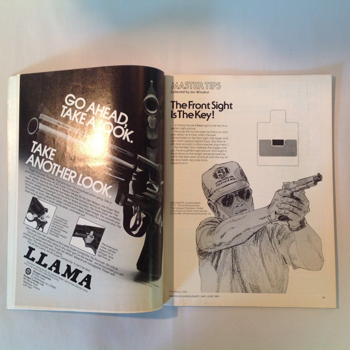 Vintage May/Jun 1982 American Handgunner Magazine Laser Handgun Sights Custom Ruger Super Blackhawk