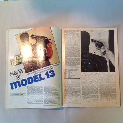 Vintage May/Jun 1982 American Handgunner Magazine Laser Handgun Sights Custom Ruger Super Blackhawk