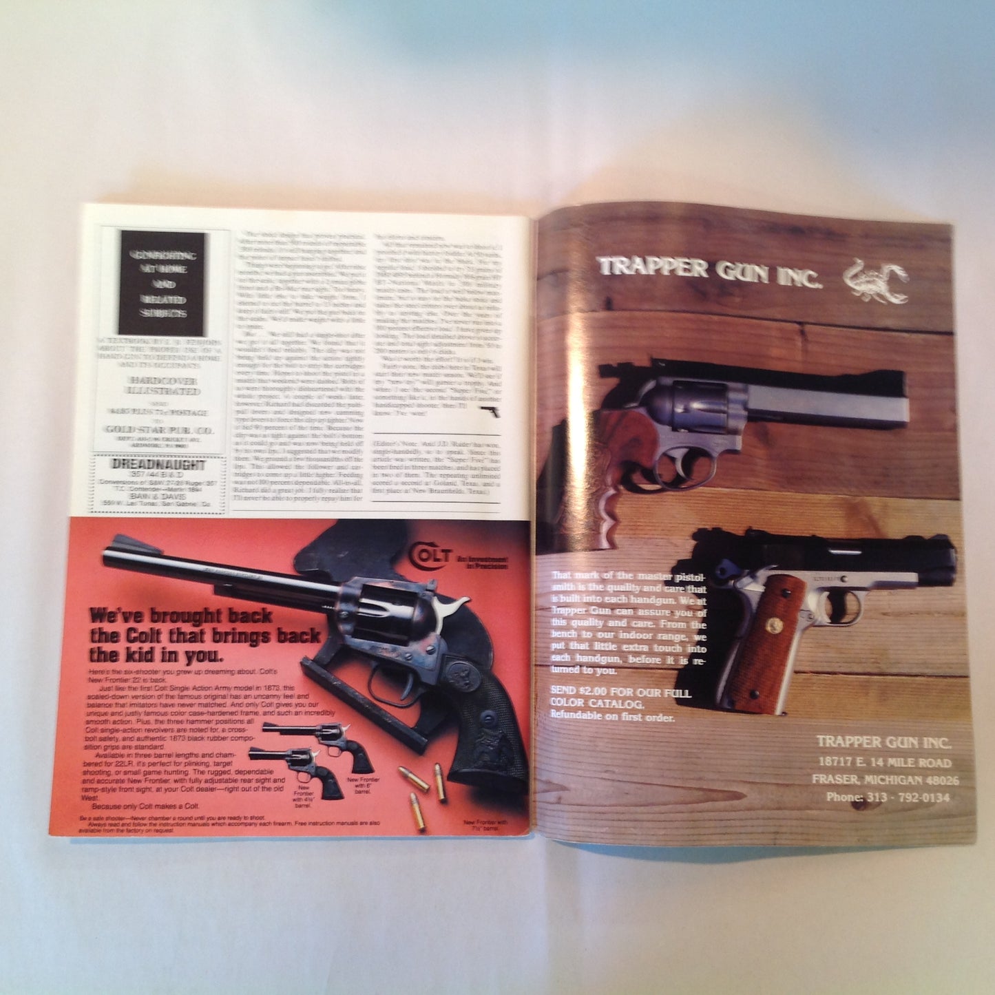 Vintage May/Jun 1982 American Handgunner Magazine Laser Handgun Sights Custom Ruger Super Blackhawk