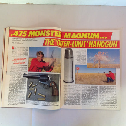 Vintage May 1988 Guns & Ammo Magazine .475 Monster Magnum US Navy Daisy Parker AHE