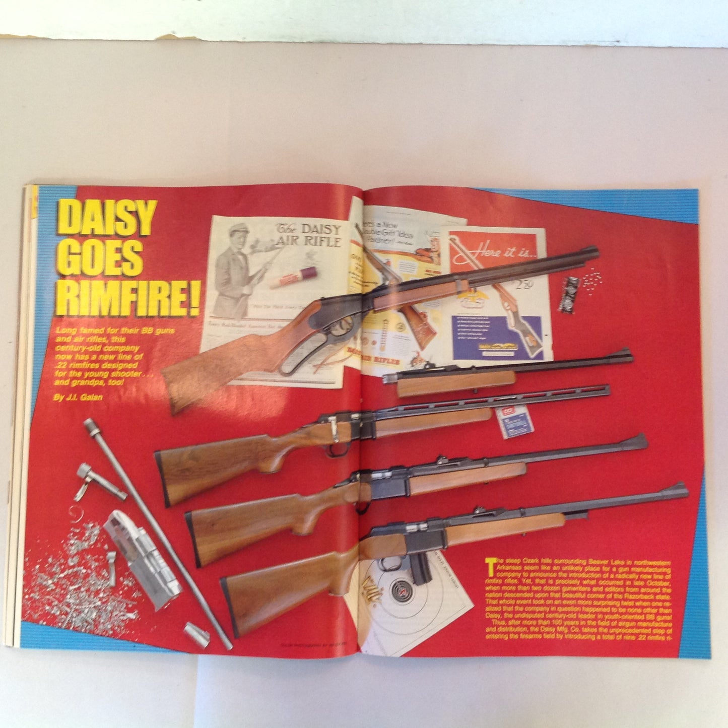 Vintage May 1988 Guns & Ammo Magazine .475 Monster Magnum US Navy Daisy Parker AHE