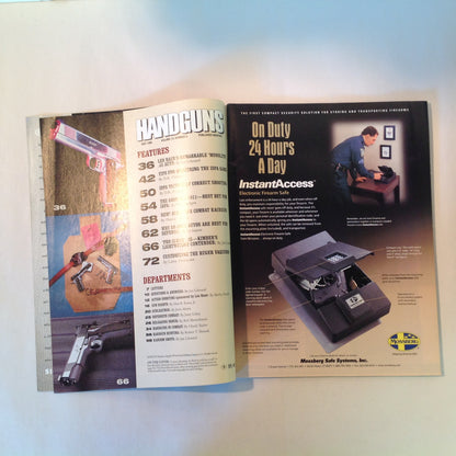 Vintage May 1999 Handguns Magazine Defensive Pistol Special Issue Monolith .45 Auto Beretta Combat Racegun Pro-Carry .45