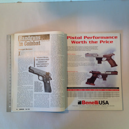 Vintage May 1999 Handguns Magazine Defensive Pistol Special Issue Monolith .45 Auto Beretta Combat Racegun Pro-Carry .45