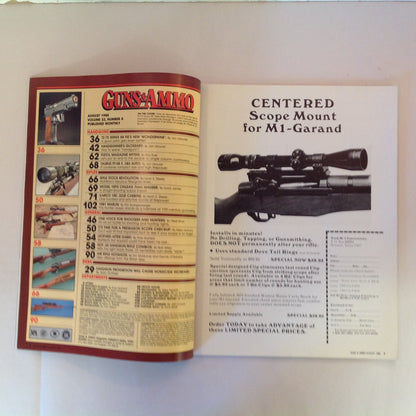 Vintage Aug 1988 Guns & Ammo FIE's New Wondernine .22 Combos Preseason Scope Checkup