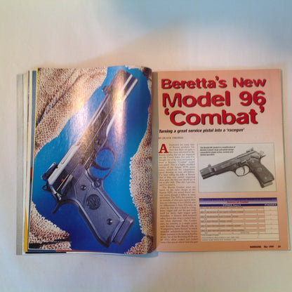 Vintage May 1999 Handguns Magazine Defensive Pistol Special Issue Monolith .45 Auto Beretta Combat Racegun Pro-Carry .45
