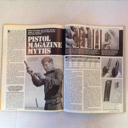 Vintage Aug 1988 Guns & Ammo FIE's New Wondernine .22 Combos Preseason Scope Checkup