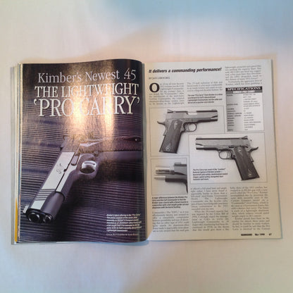 Vintage May 1999 Handguns Magazine Defensive Pistol Special Issue Monolith .45 Auto Beretta Combat Racegun Pro-Carry .45
