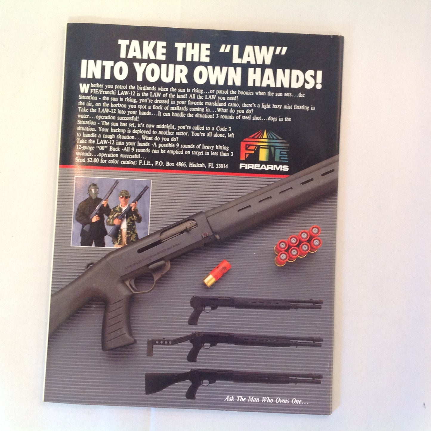 Vintage Aug 1988 Guns & Ammo FIE's New Wondernine .22 Combos Preseason Scope Checkup