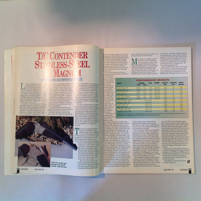 Vintage Mar/Apr 1994 Hand Gunning Magazine '94 Buyer's Guide 200 Guns First Looks Colt Taurus Browning