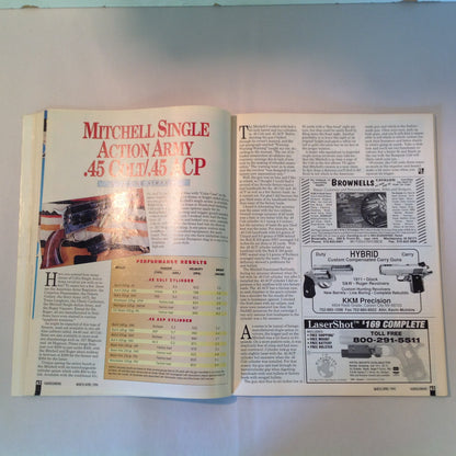 Vintage Mar/Apr 1994 Hand Gunning Magazine '94 Buyer's Guide 200 Guns First Looks Colt Taurus Browning