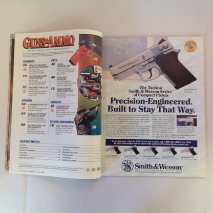 Vintage Jun 1998 Guns & Ammo 40th Anniversary Exclusive Revolutionary Auto Pistol Scattergun Power Play Custom .45's