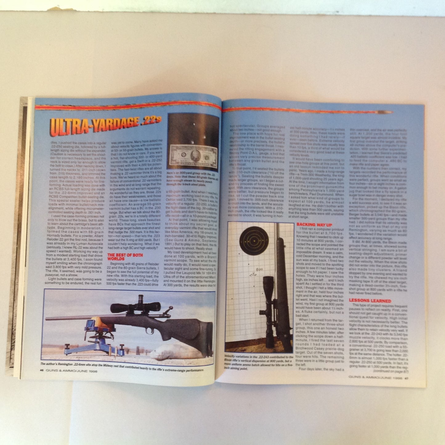 Vintage Jun 1998 Guns & Ammo 40th Anniversary Exclusive Revolutionary Auto Pistol Scattergun Power Play Custom .45's