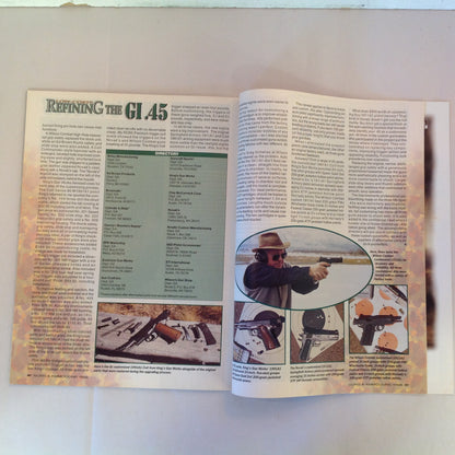 Vintage Jun 1998 Guns & Ammo 40th Anniversary Exclusive Revolutionary Auto Pistol Scattergun Power Play Custom .45's