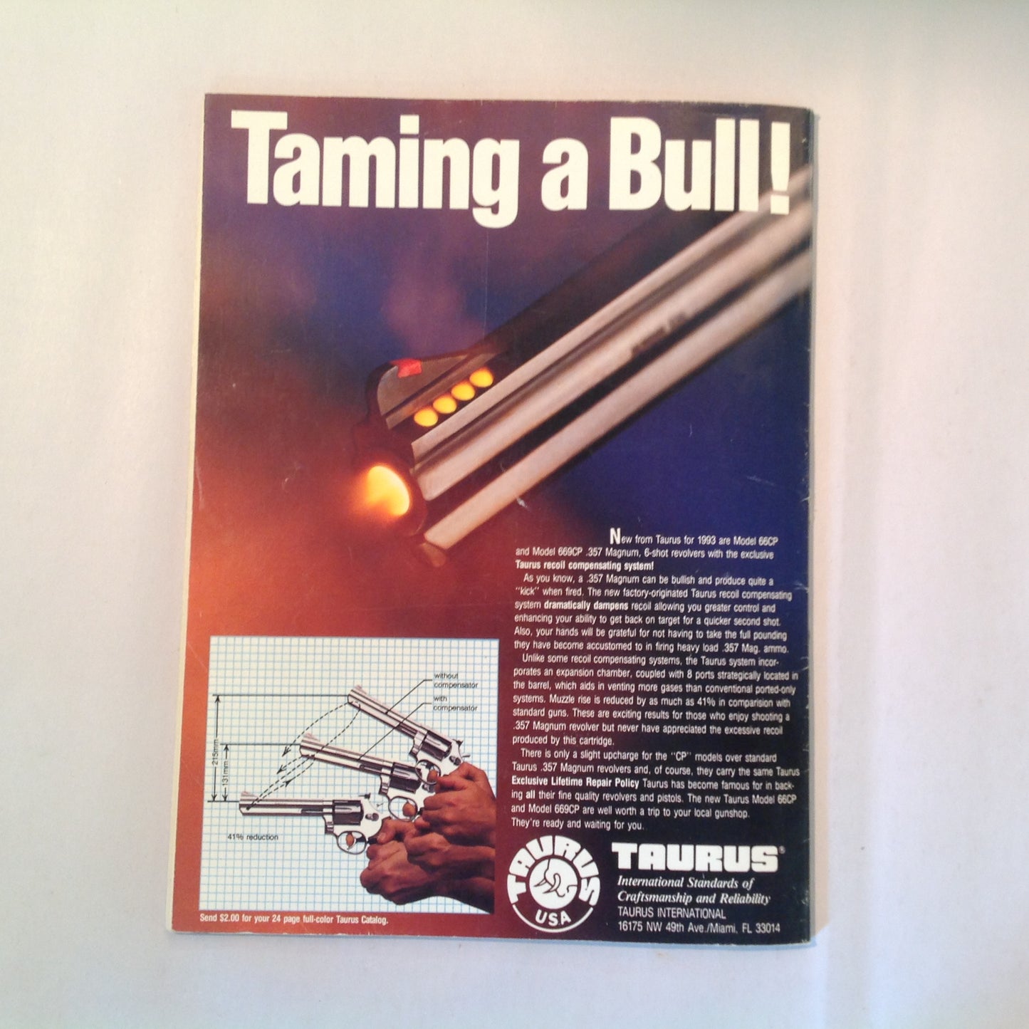 Vintage Mar/Apr 1994 Hand Gunning Magazine '94 Buyer's Guide 200 Guns First Looks Colt Taurus Browning
