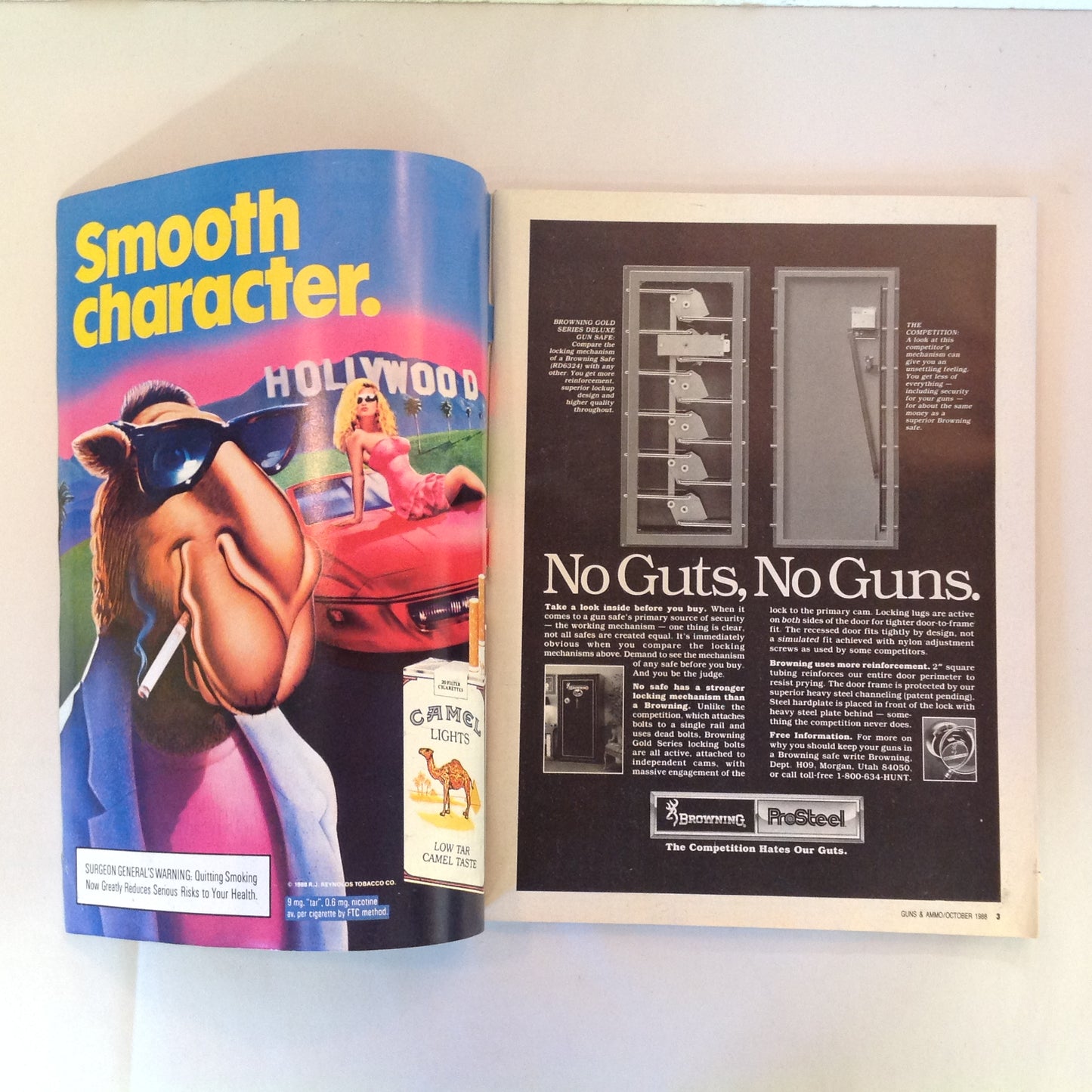Vintage Oct 1988 Guns & Ammo New for the 90's Ruger Five-Shot .38 Handguns For All Reasons Special Handgun Issue