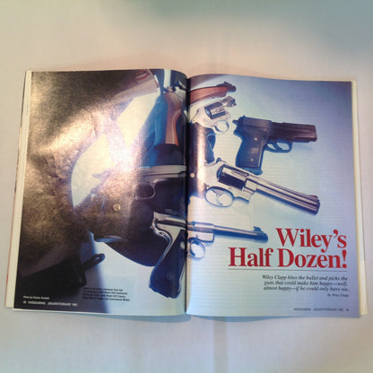 Vintage Jan/Feb 1992 Hand Gunning Magazine Wiley Clapp Spotlights Six Top Guns Taurus Goes Stainless Special Match Update Safari Arms RCBS Ammomaster