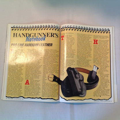 Vintage Jan/Feb 1992 Hand Gunning Magazine Wiley Clapp Spotlights Six Top Guns Taurus Goes Stainless Special Match Update Safari Arms RCBS Ammomaster