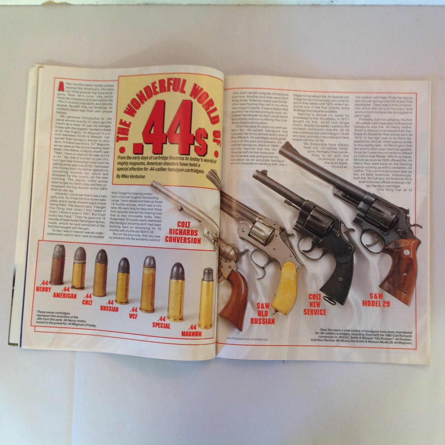 Vintage Jan 1993 Guns & Ammo Buyer's Guide to .44 Handguns Special Issue Magnums America's Big 4 Bore Handguns