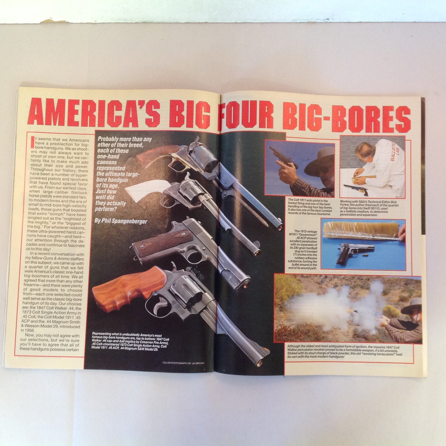 Vintage Jan 1993 Guns & Ammo Buyer's Guide to .44 Handguns Special Issue Magnums America's Big 4 Bore Handguns
