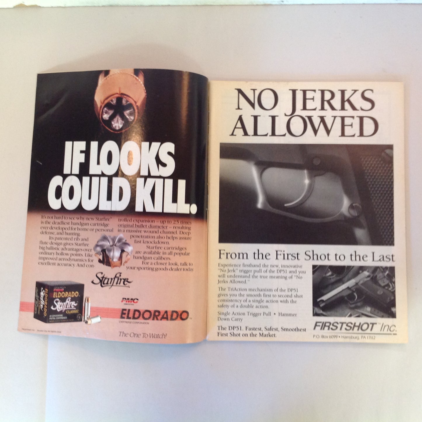 Vintage Apr 1992 Guns & Ammo Handgun Trends Shorty Cartridges New NRA