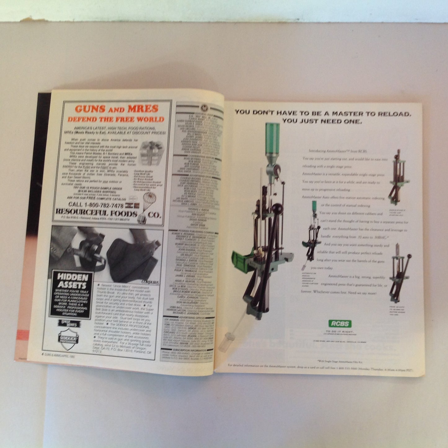 Vintage Apr 1992 Guns & Ammo Handgun Trends Shorty Cartridges New NRA