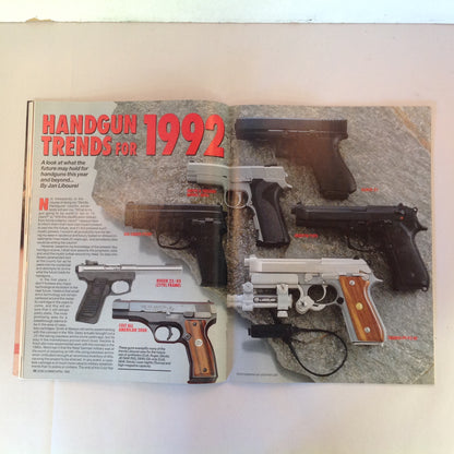 Vintage Apr 1992 Guns & Ammo Handgun Trends Shorty Cartridges New NRA