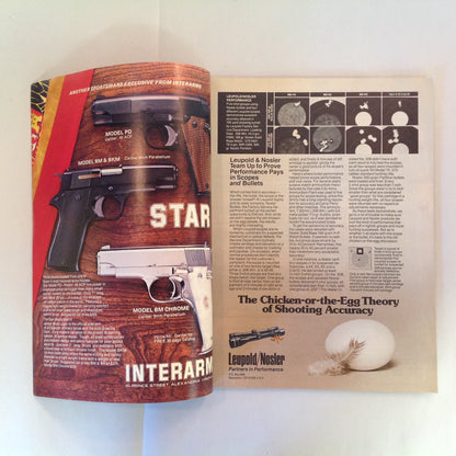 Vintage April 1979 Guns & Ammo Zeiss Scope ERMA .22 Rimfire Wootters Caribou Field Tests