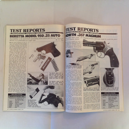 Vintage April 1979 Guns & Ammo Zeiss Scope ERMA .22 Rimfire Wootters Caribou Field Tests