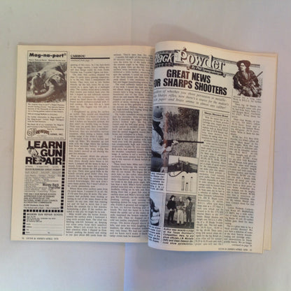 Vintage April 1979 Guns & Ammo Zeiss Scope ERMA .22 Rimfire Wootters Caribou Field Tests